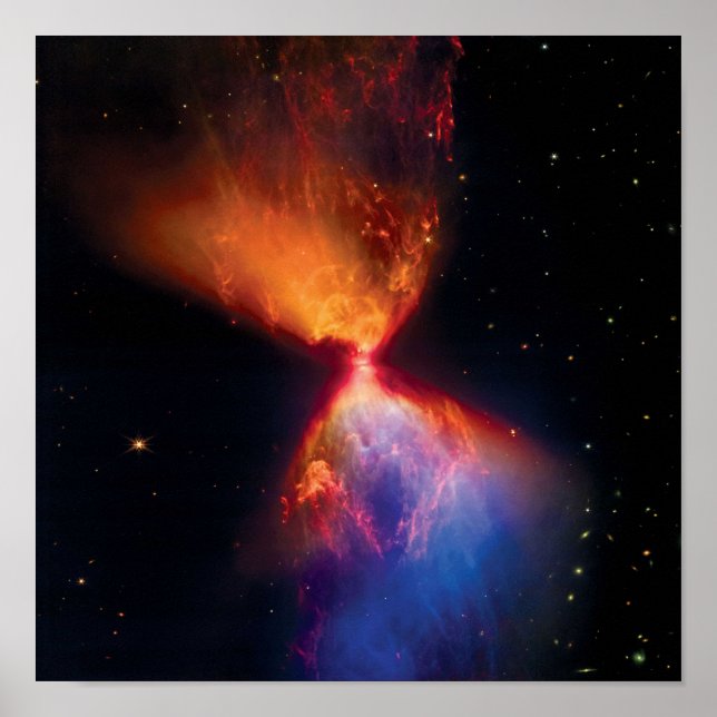 Poster Telescópio Espacial James Webb Protostrela L1527 (Frente)