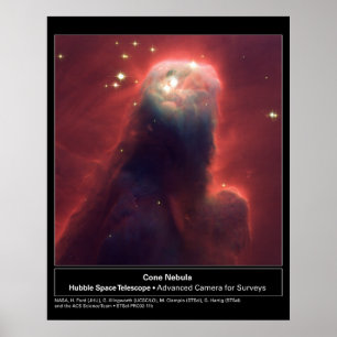 Pôster Telescópio Hubble Cone Nebula NGC 2264