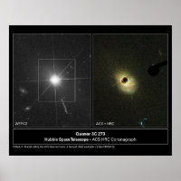 Telescópio Hubble Quasar 3C 273