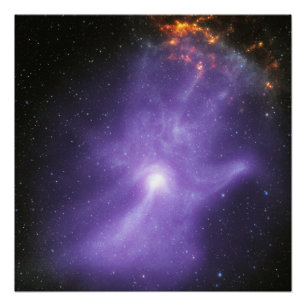 Pôster Telescópios de Raios-X Mão Cósmica Fantasmagórica