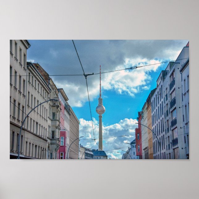 Poster Television Tower, Berlin, Germany (Frente)