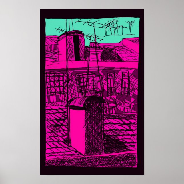 Poster telhado de lisboa (Frente)