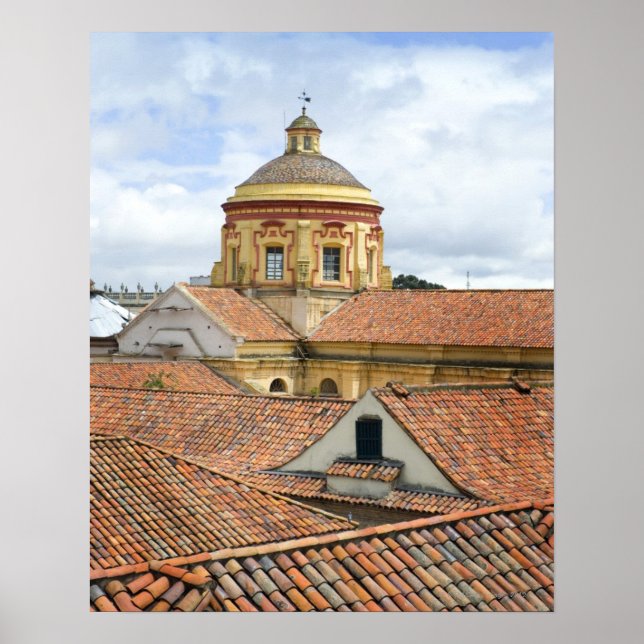 Poster Telhados em Bogota (Frente)