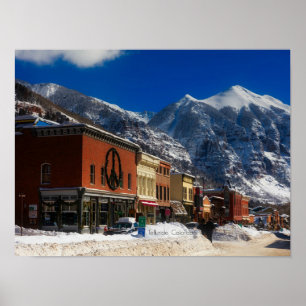 Poster Telluride, fotografia do Colorado