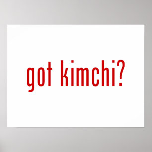 Pôster tem kimchi?