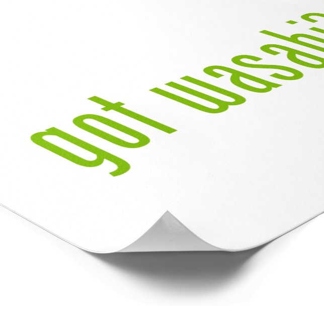 Pôster tem o wasabi? (Borda)