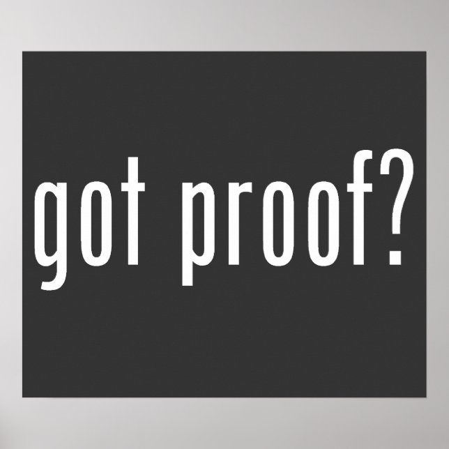 Pôster tem provas? (Frente)