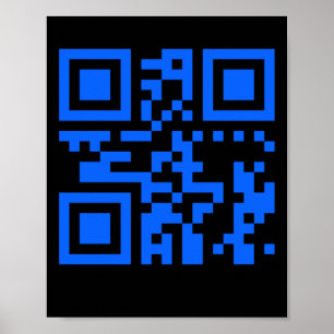 Poster Tem Um Adesivo De Código Qr Positivo Especial