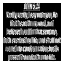 Tem Vida Eterna João 5 24 KJV