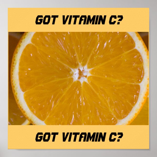 Pôster Tem Vitamina C? (Frente)