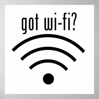 Pôster tem wi-fi?