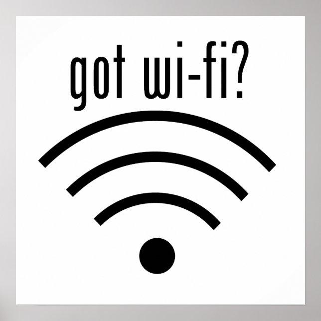 Pôster tem wi-fi? (Frente)