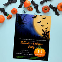 tema de festa de fantasia de Halloween trunk or tr