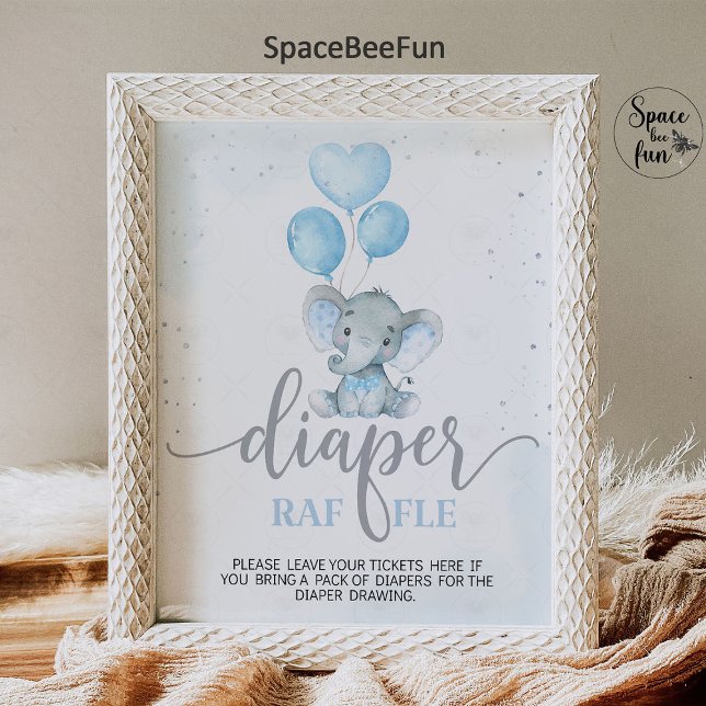 Poster Tema do Elefante Chá de fraldas Safari (elephant invitation,elephant baby shower sign,elephant boy baby shower,theme elephant,safari animals)