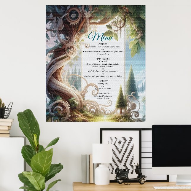 Poster Temas da fantasia espiritual do Eterno metafísico (Escritório em casa)
