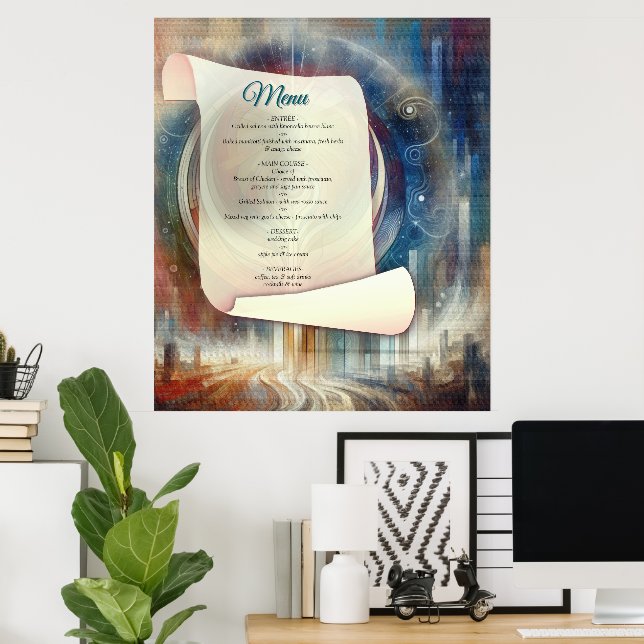 Poster Temas da fantasia espiritual do Eterno metafísico (Escritório em casa)