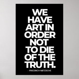 Poster Temos arte para não morrer da verdade
