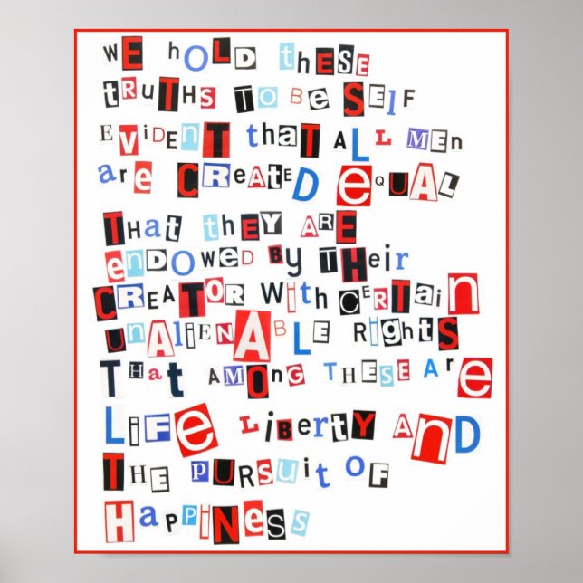 Pôster Temos essas verdades... (Frente)