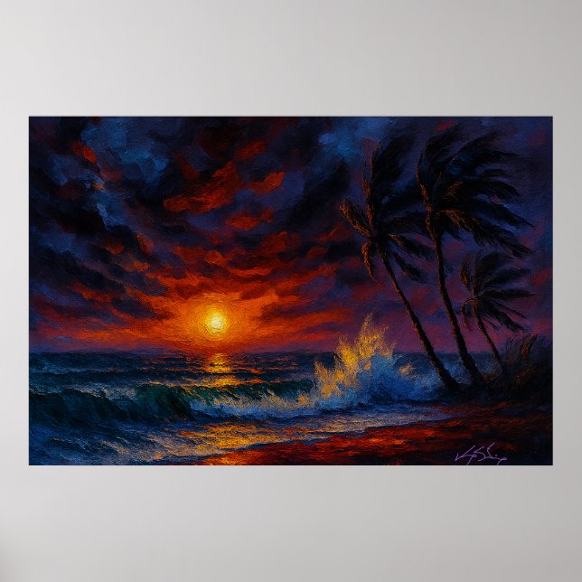 Poster Tempest Ember Seascape (Frente)