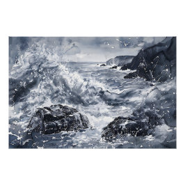 Pôster Tempest na costa galesa