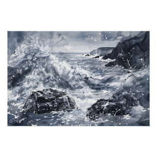 Pôster Tempest na costa galesa
