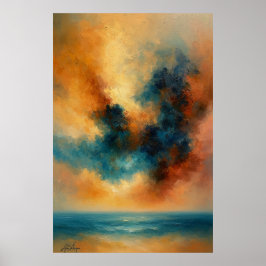 Poster Tempest Serenity Abstract