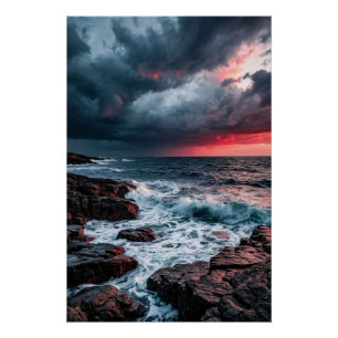 Pôster Tempestade Carmesim
