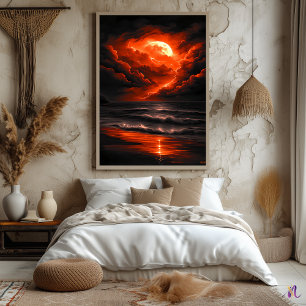 Poster Tempestade da Lua Carmesim – Tempestade Fogueira S