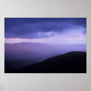 Pôster Tempestade da noite sobre o Monte Greylock