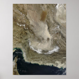 Pôster Tempestade da poeira em Irã