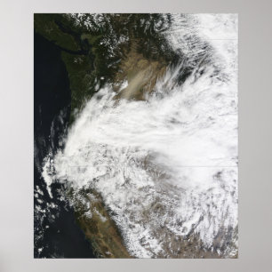Pôster Tempestade da poeira em Washington oriental, EUA