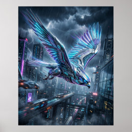 Poster Tempestade da Via Celeste do Falcão Neon