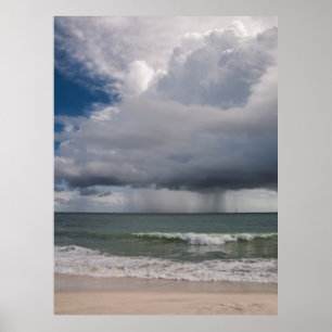 Poster Tempestade De Chuva Sobre O Oceano Atlântico