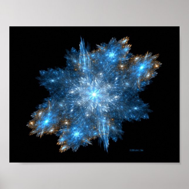 Poster Tempestade de neve (10x8) (Frente)