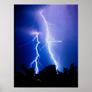 Poster Tempestade do relâmpago em Ucrânia
