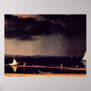 Poster Tempestade na Baía de Narragansett, famosa trabal