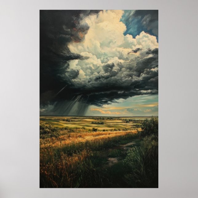 Poster Tempestade na Prairie (Frente)