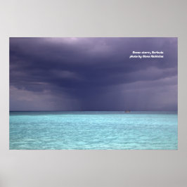 Poster Tempestade no oceano em Barbuda