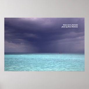 Poster Tempestade no oceano em Barbuda
