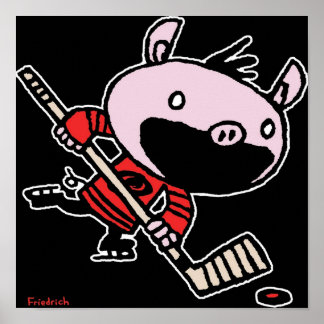 Poster Tempestade o Porco de Hockey