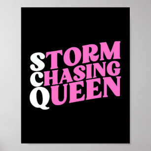 Poster Tempestade perseguindo Rainha Engraçada Tempestade