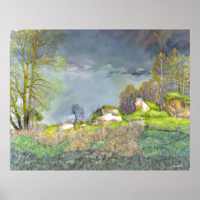 Pôster tempestade primavera (Frente)