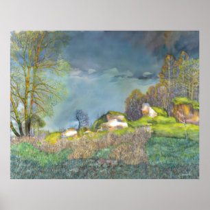 Pôster tempestade primavera