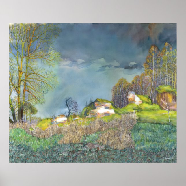 Pôster tempestade primavera (Frente)