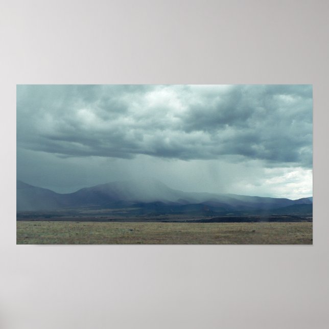 Poster Tempestade sobre Montanhas Rochosas, Colorado (Frente)