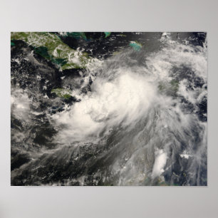 Pôster Tempestade tropical Gustavo no mar das caraíbas