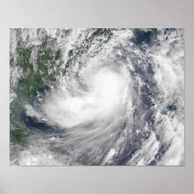 Poster Tempestade tropical Hagupit (Frente)