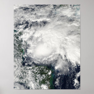Poster Tempestade tropical IDA no mar das caraíbas