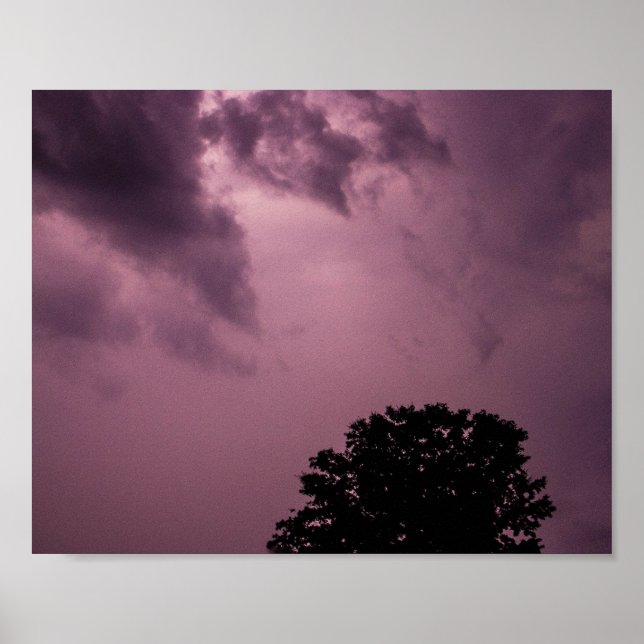 Poster Tempestade Violeta (Frente)