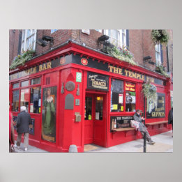 Pôster "Temple Bar" — Dublin, Irlanda